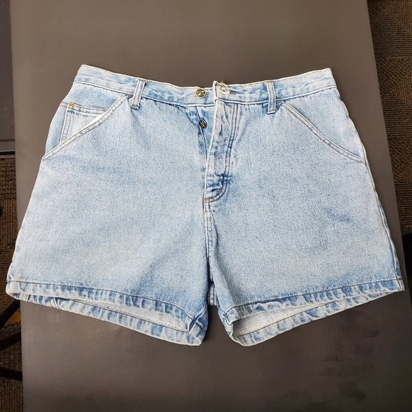 Zana Di Jean Light Wash Women's Size 13/14 Button Fly Shorts - Picture 13 of 13